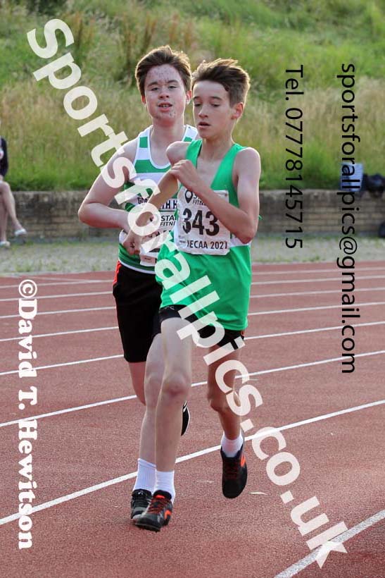 1500 metres, 2021 North East Grand Prix 5, Monkton, Wednesday, July 21st. Photo: David T. Hewitson/Sports for All Pics